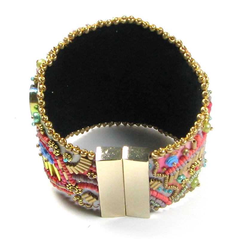 Coloringbook bead embroidery bracelet kit