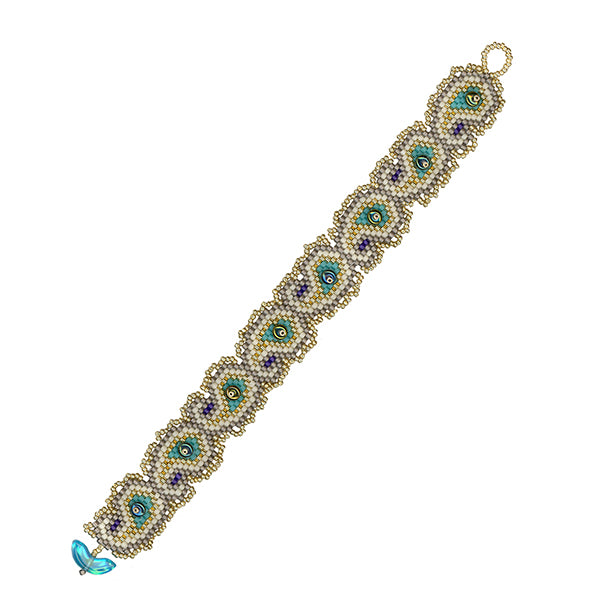 Paisley Bracelet PDF Digital Download Pattern for Delicas/Treasures