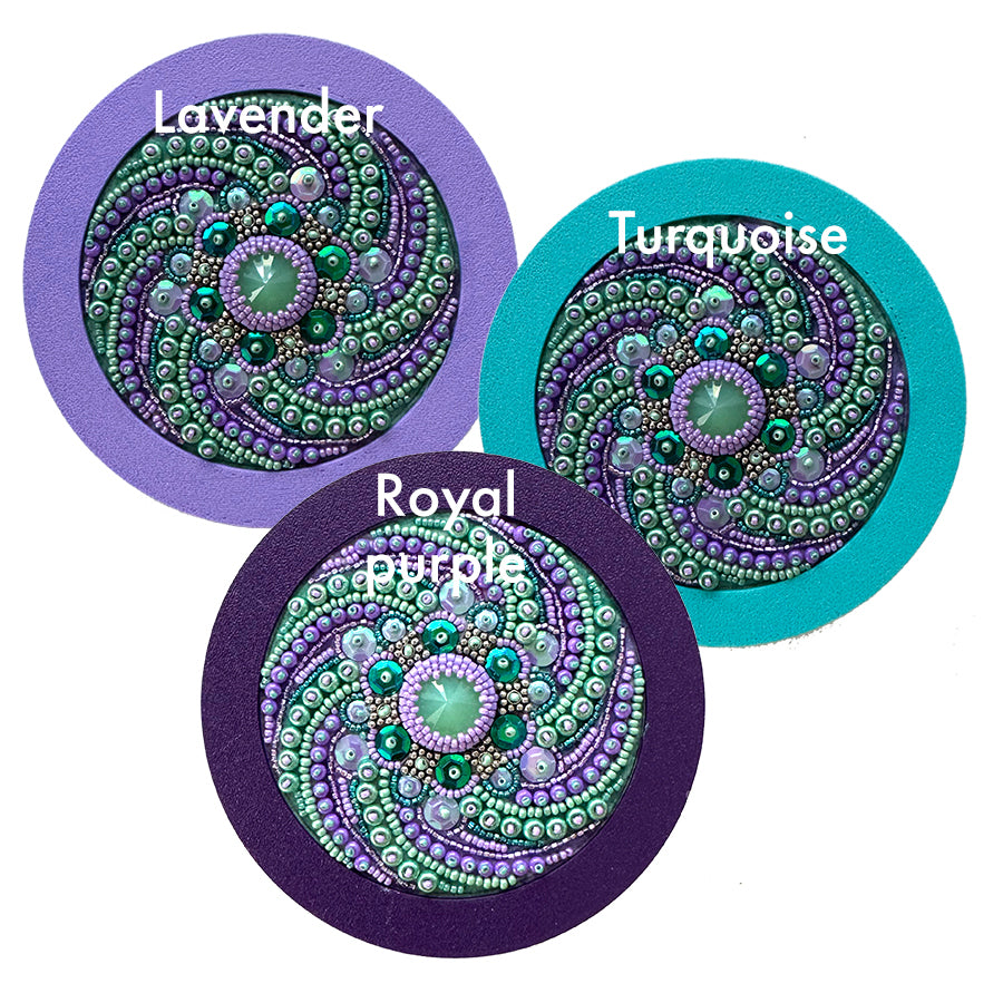 Whirlwind round box with lid opening full kit