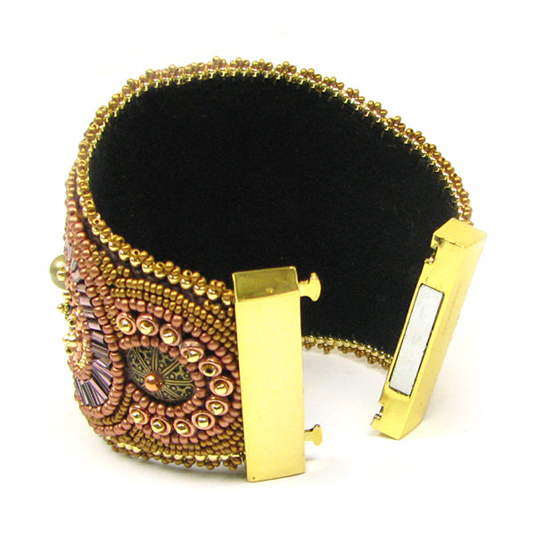 Sansa 2 bead embroidery cuff kit