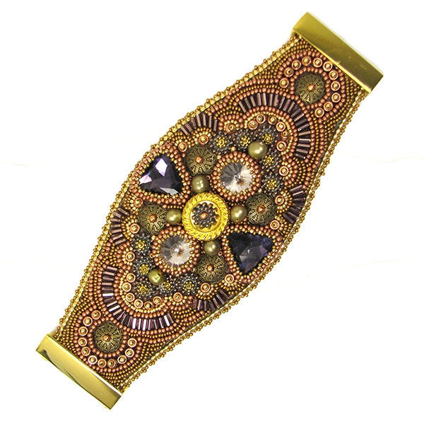 Sansa 2 bead embroidery cuff kit