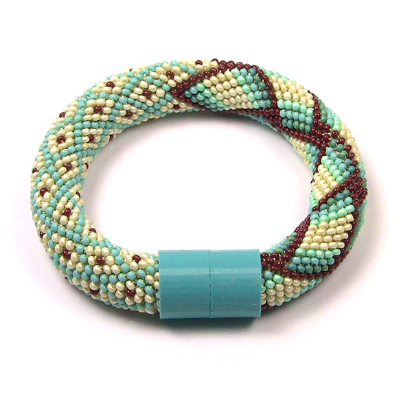 Turquoise Cap Double/Euro Crochet Bracelet Kit