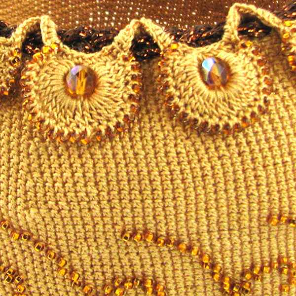 Waterweeds Bead Crochet Purse Download PDF Pattern