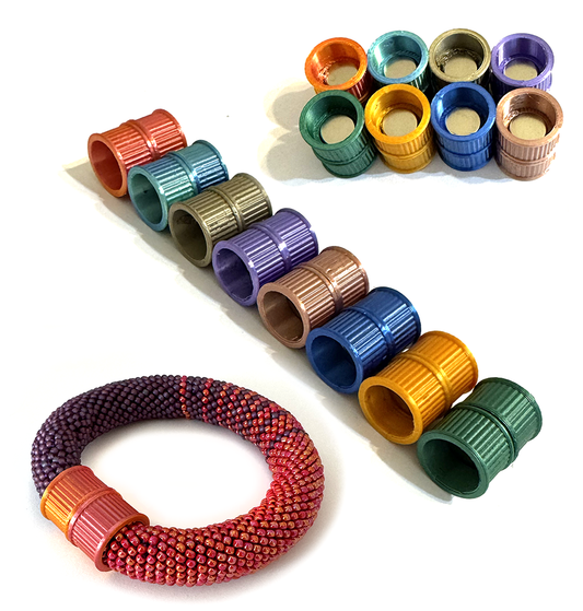 Clasps 12-13mm inside diameter, 14.5 outside, 20mm length, set of eight