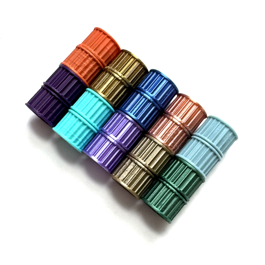 Magnetic clasps for bead crochet single tube