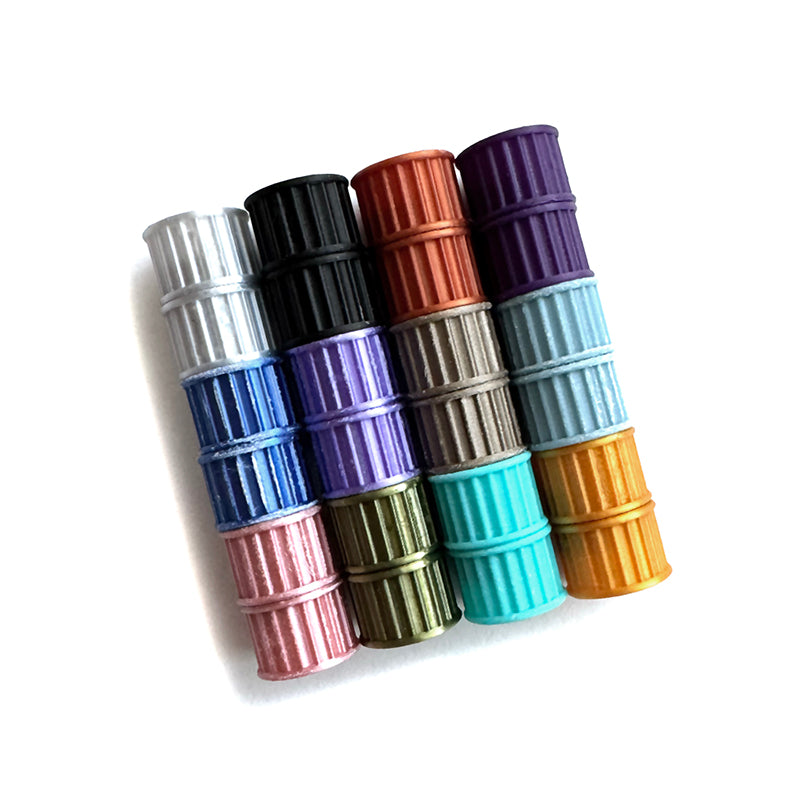 Small magnetic clasps, inside diameter 8mm, assortment of twelve